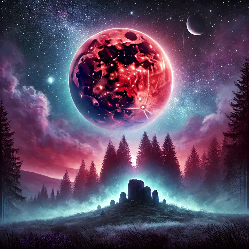 Pleine Lune du 14 Mars : Lune de Sang en Vierge et Éclipse Totale